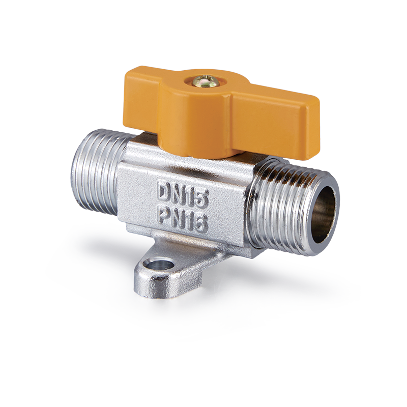 Латунный шаровой кран YH-212 с основанием (М/М)