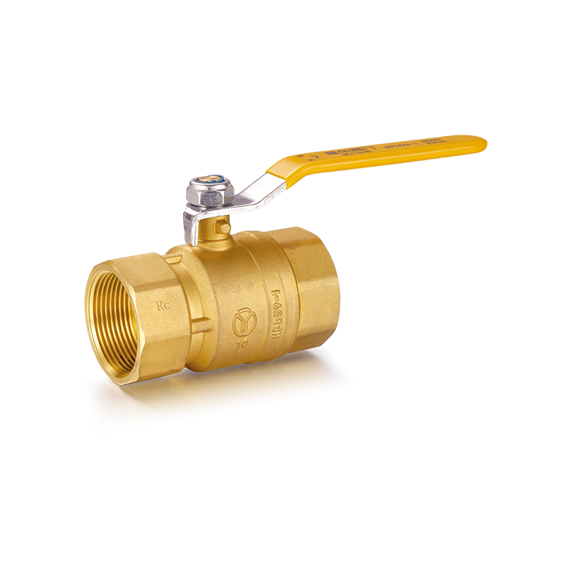 Латунный шаровой кран YH-201 с длинной ручкой （F/F）